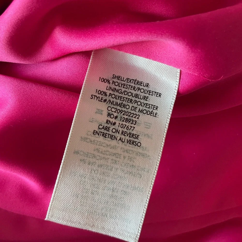 Alice + Olivia Denny Boyfriend Blazer Notch Collar Pink Single Button Size 6